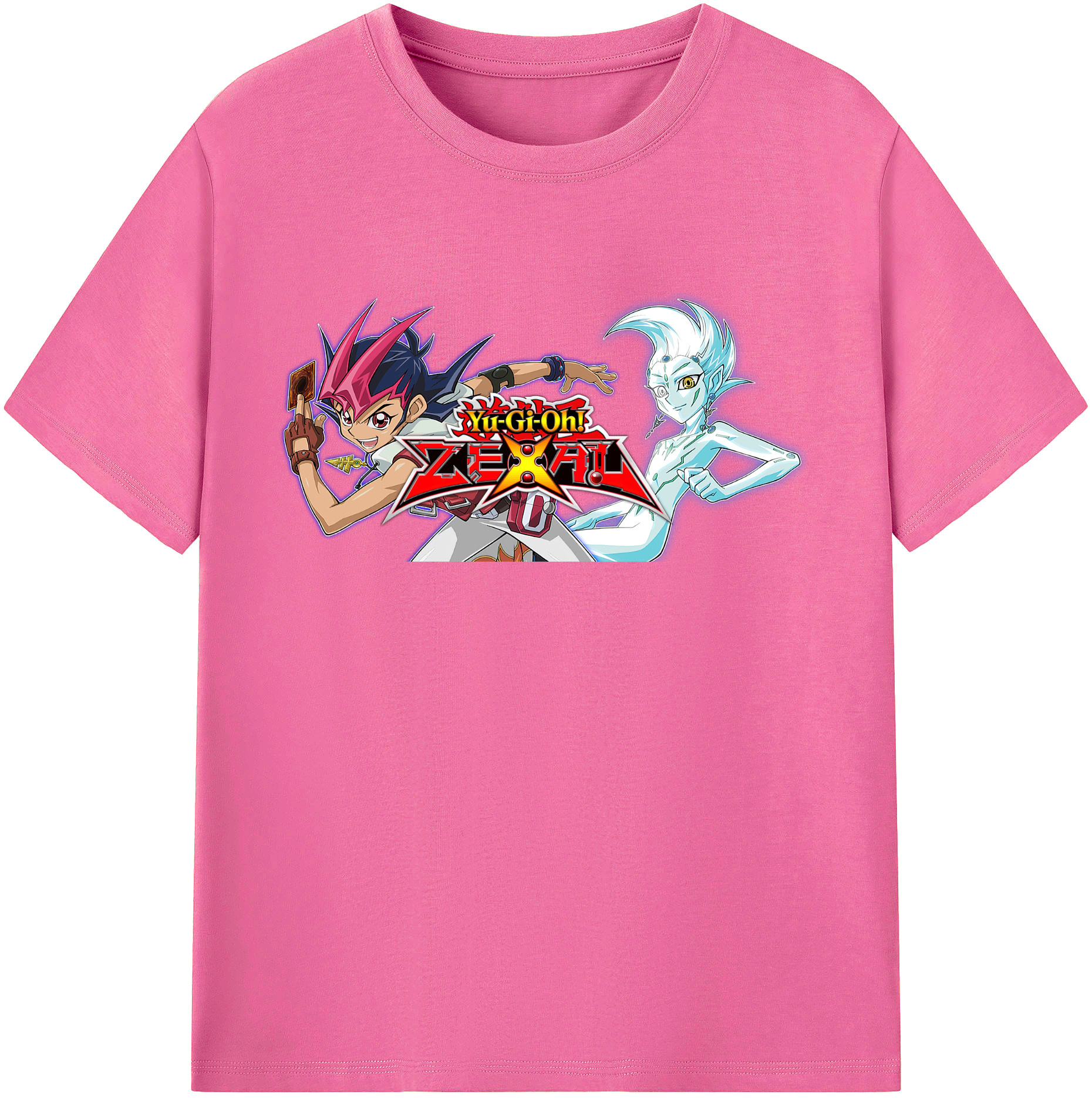 （画像用） 遊☆戯☆王 Yu-Gi-Oh! レディースカジュアルプリントTシャツ（綿100％）